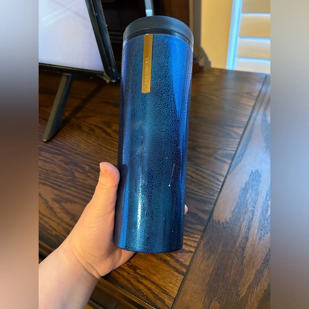 Starbucks blue tumbler